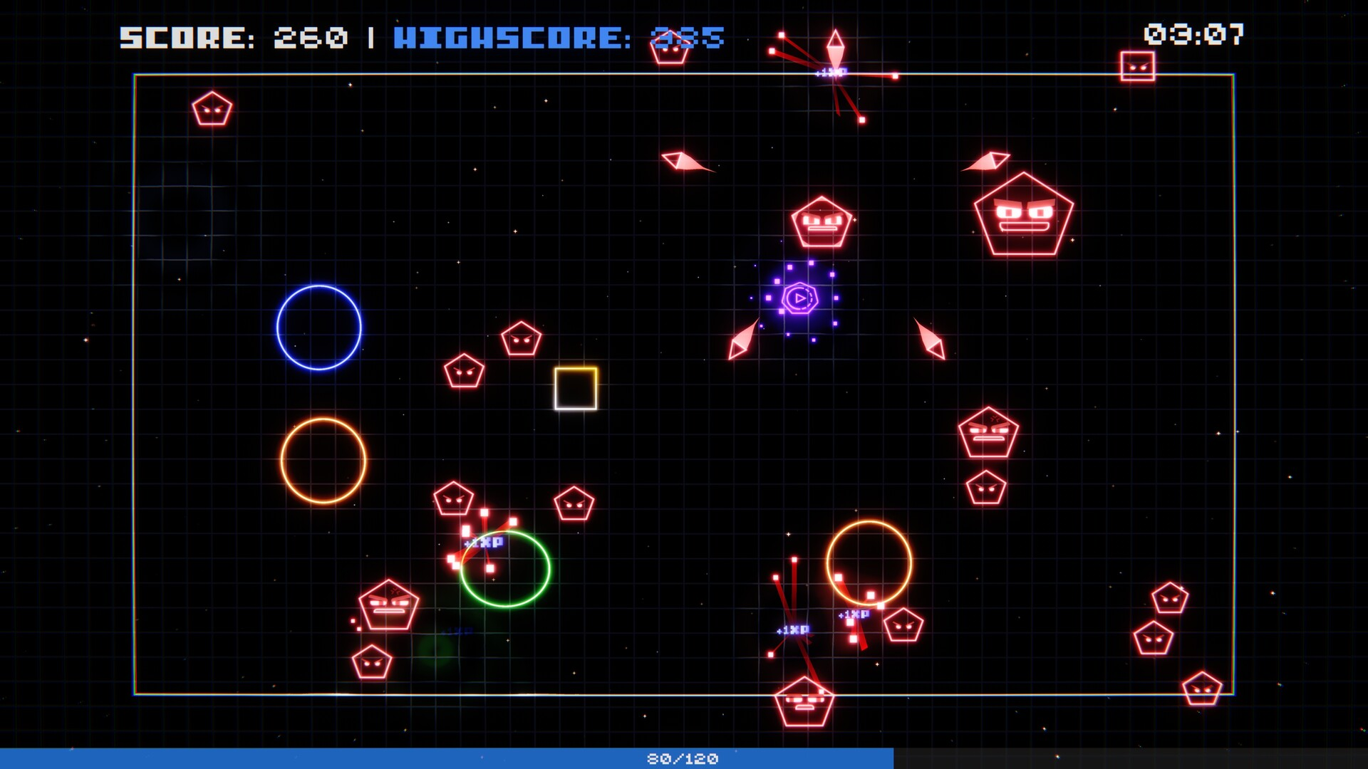 Gameplay du jeu avec un skin actif