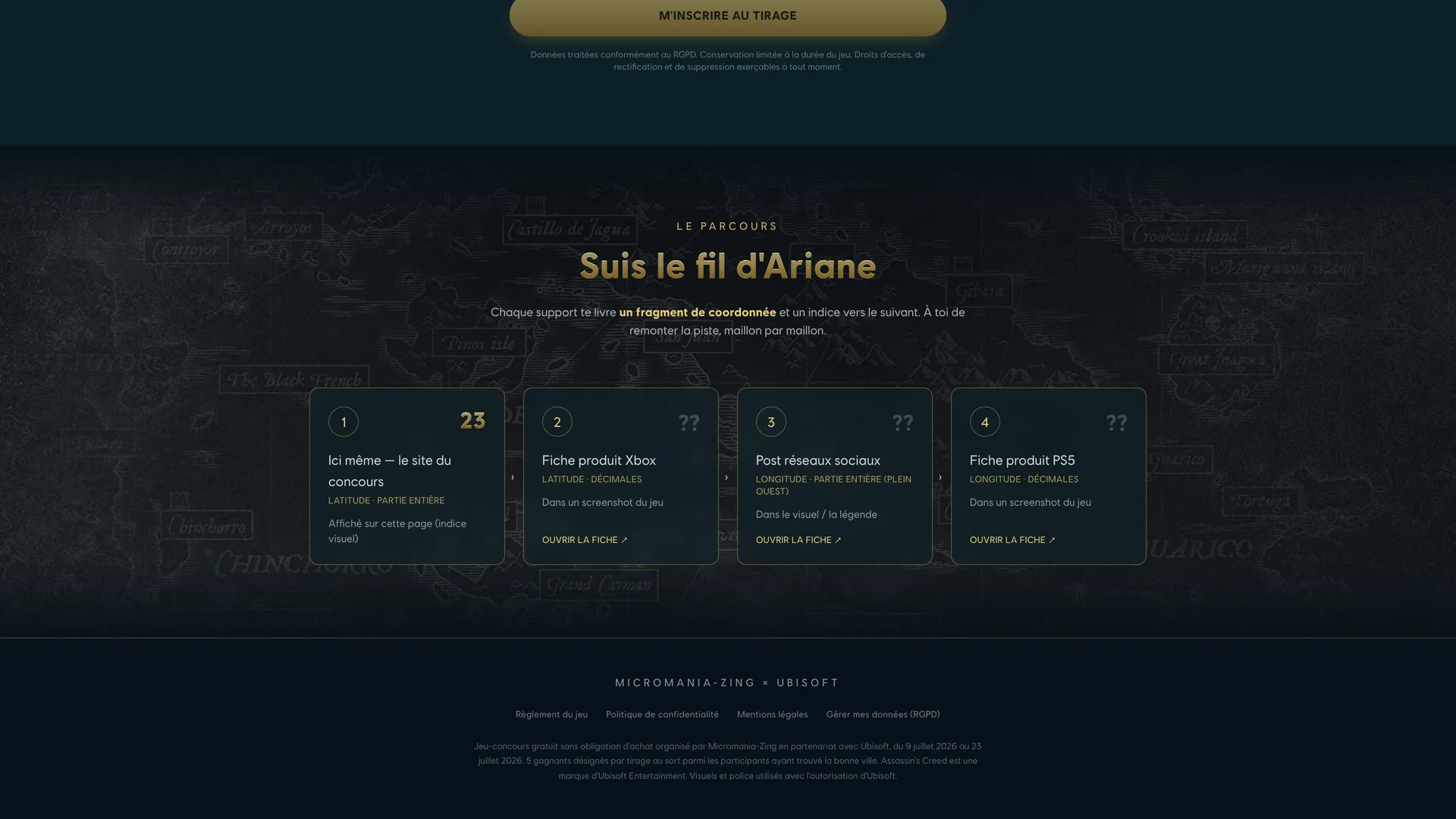 Le parcours : chaque support livre un fragment et un indice vers le suivant