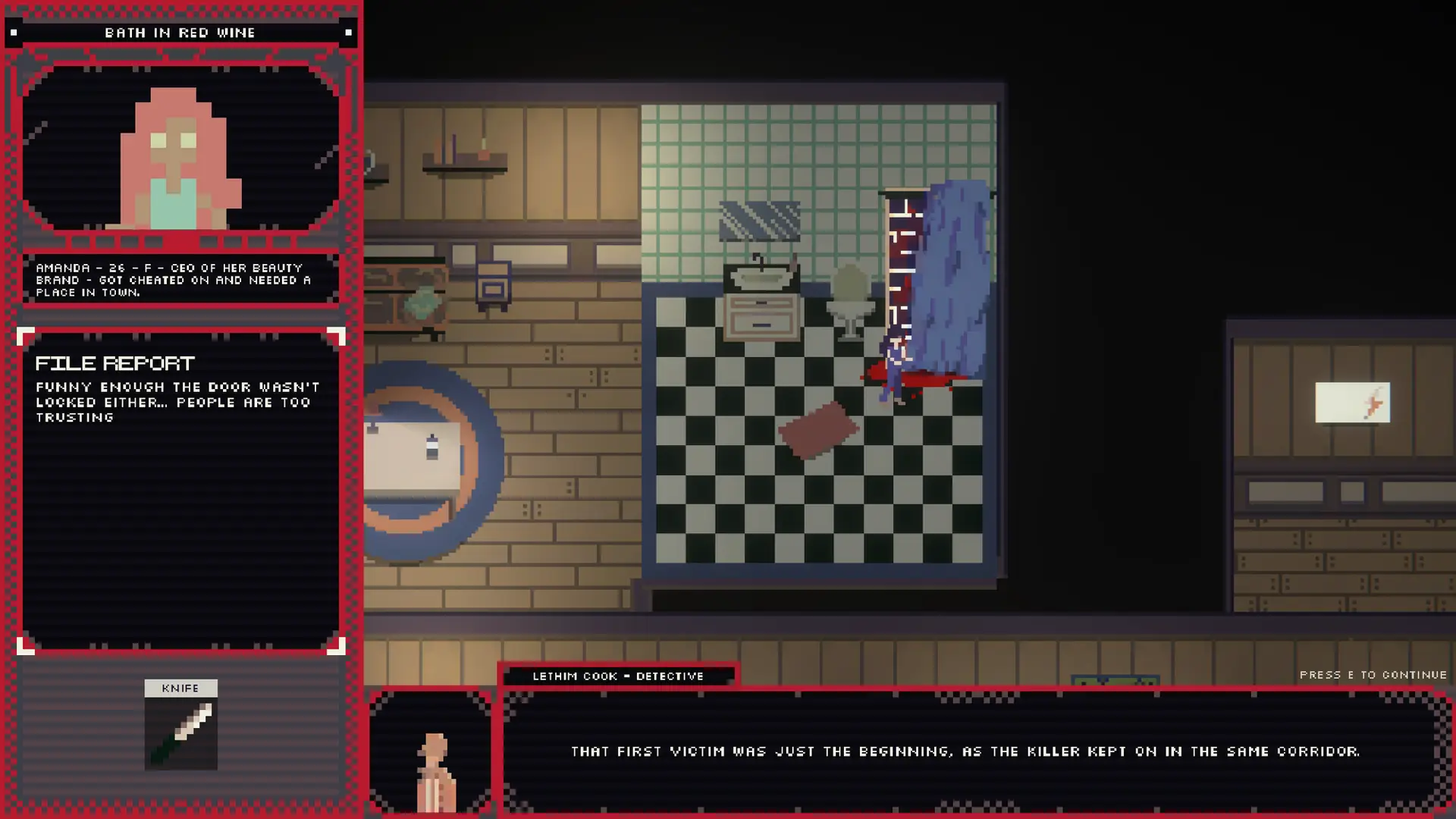 Deadly Deduction, capture du jeu