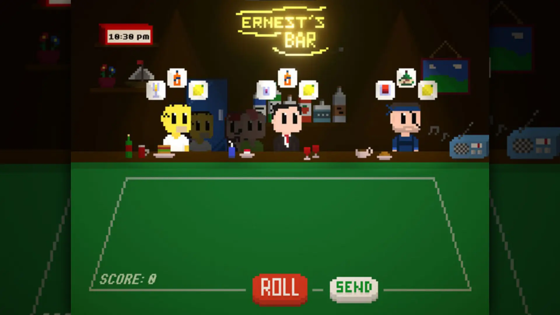 Gameplay du jeu en début de partie