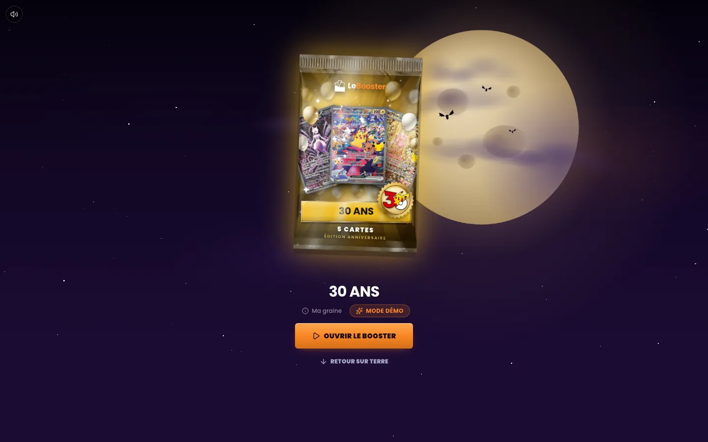 Le pack présenté avant l'ouverture, sous le skin d'Halloween du site