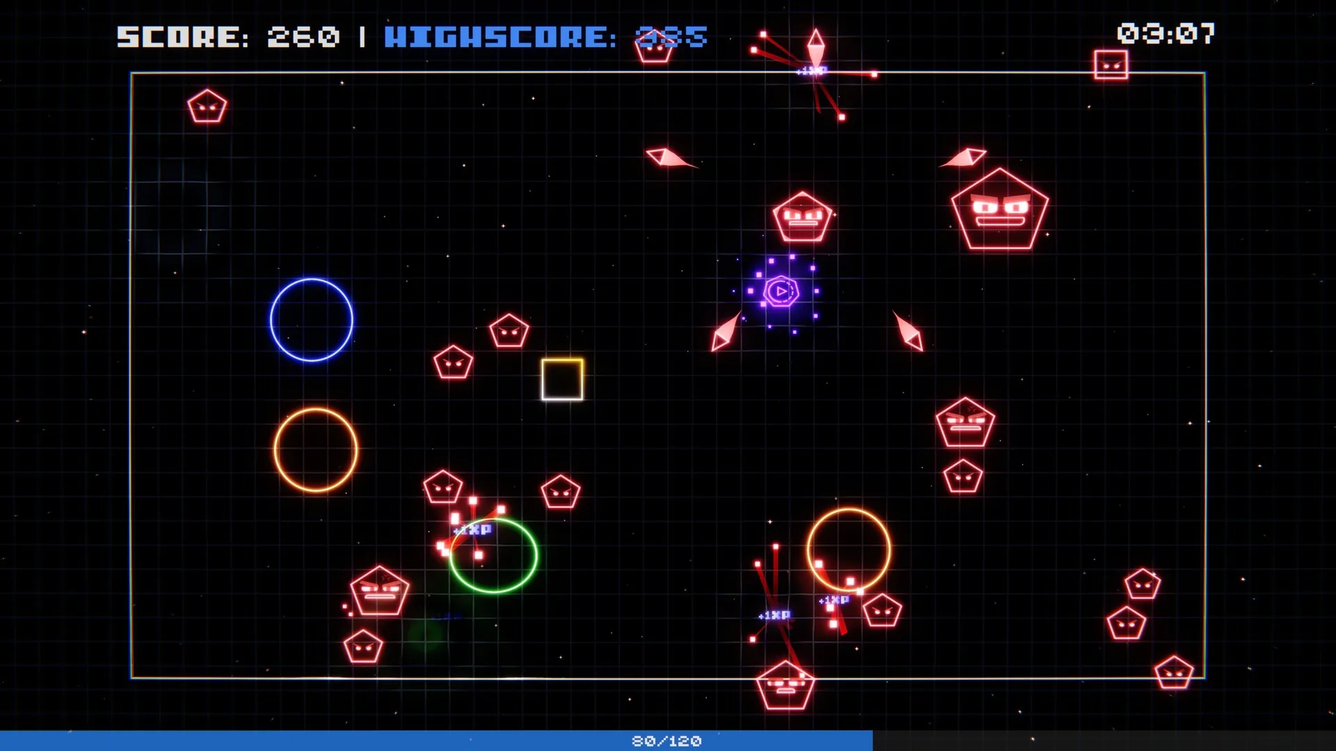Gameplay du jeu avec un skin actif