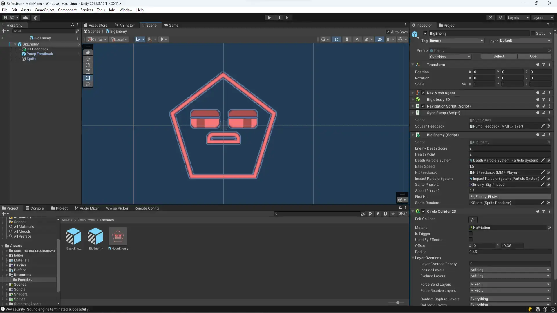 Coloration des sprites dans Unity