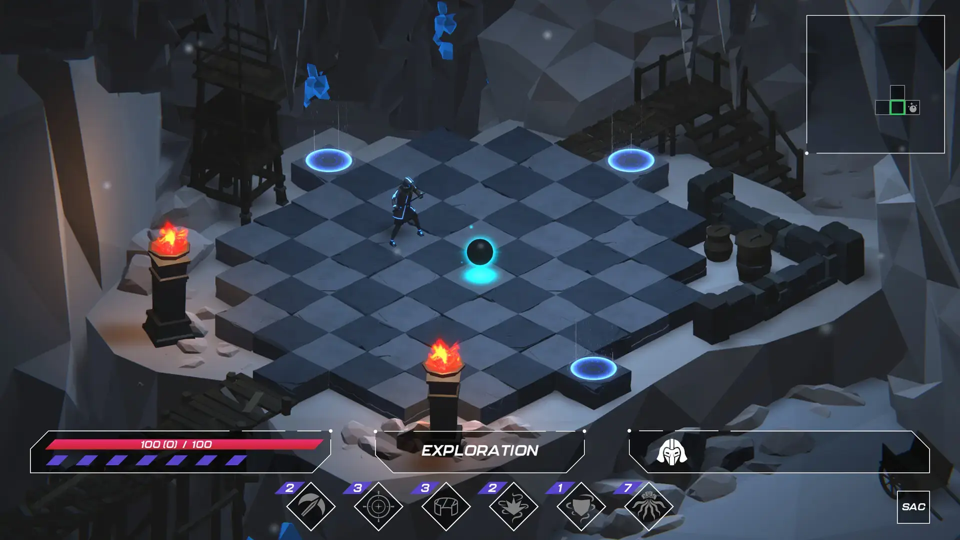 Gameplay de la première salle