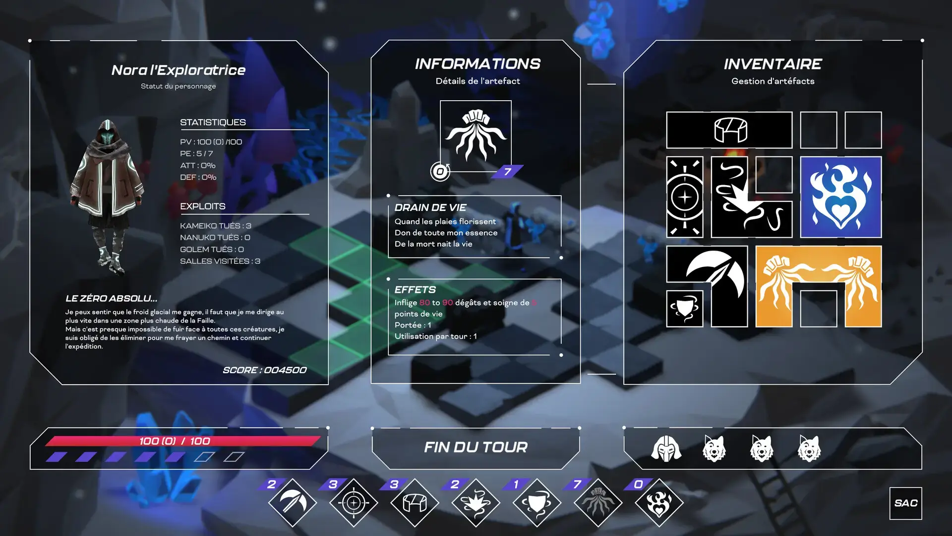 Gameplay dans l'inventaire (Tetris Inventory)